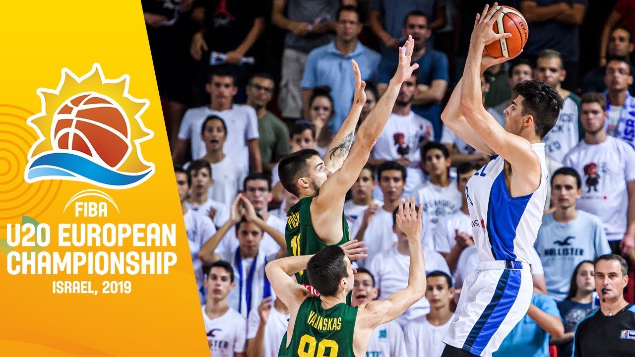Israel v Lithuania - Full Game - FIBA U20 European Championship 2019