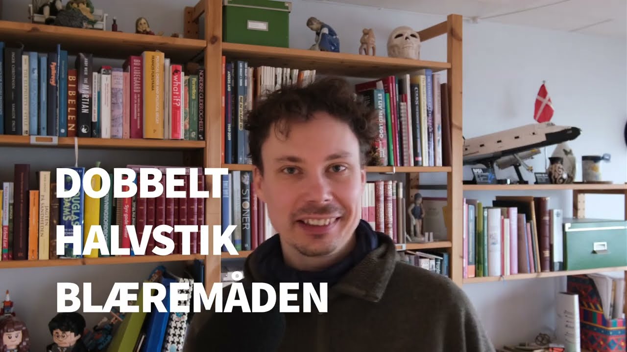 Dobbelt halvstik på blæremåden