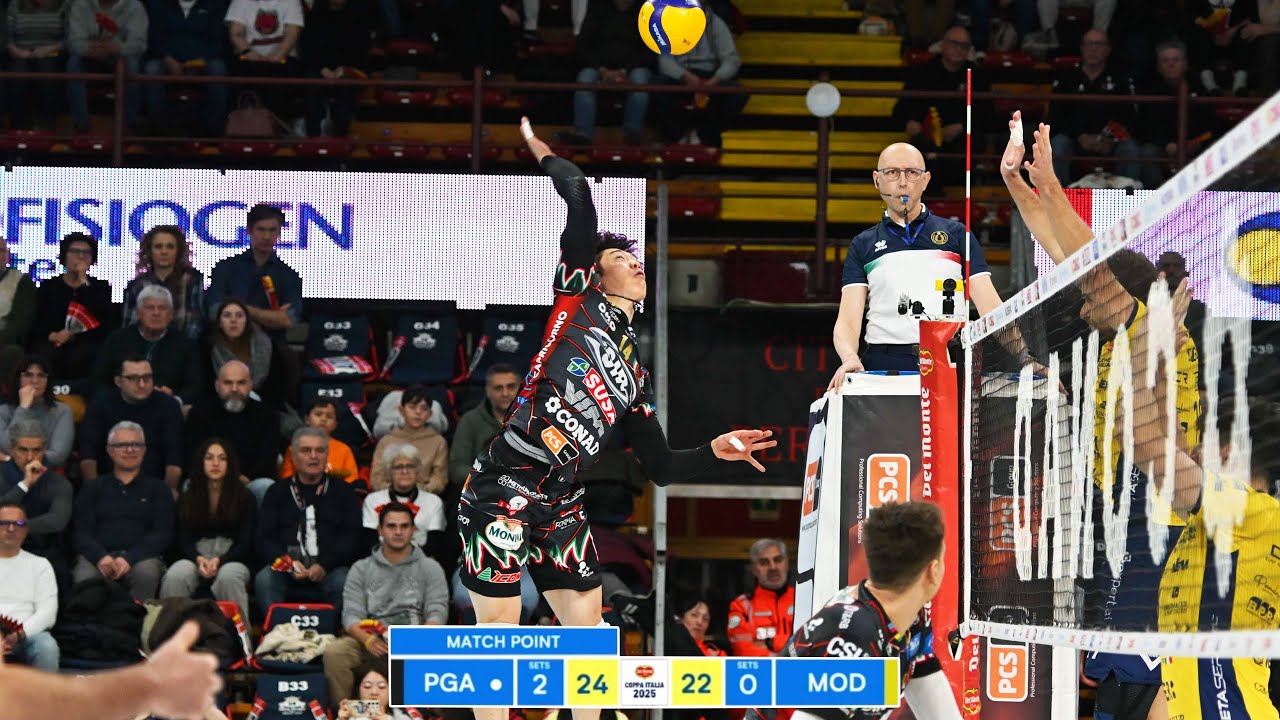Yuki Ishikawa & Perugia DESTROYED Modena in Coppa Italia 2024 !!!