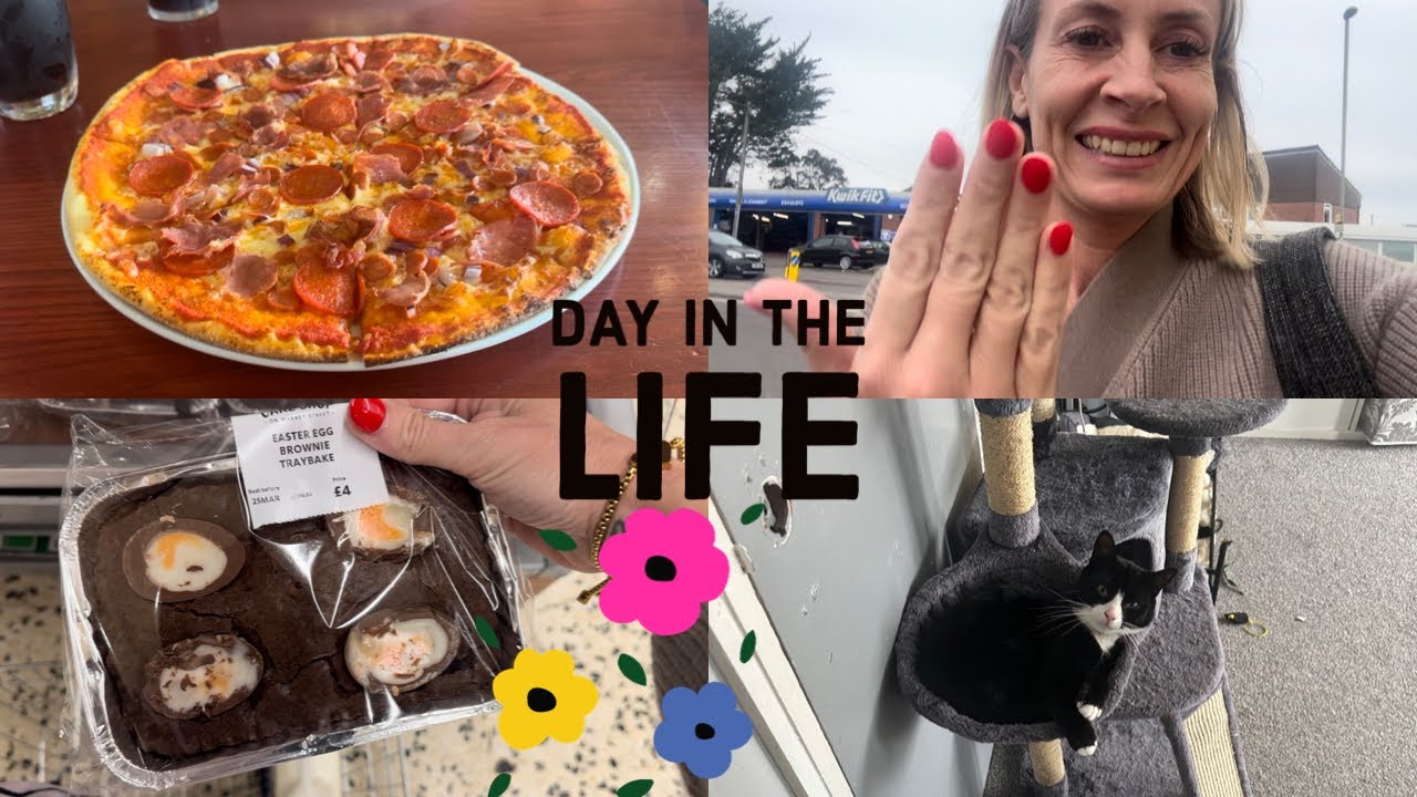 UK STAY AT HOME MOM LIFE | NEW NAILS | SHOPPING | MORE PAINTING | CHATTY VLOG |