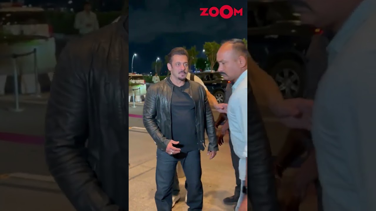 Salman Khan HUGS his young fan amid heavy security at airport #shorts #salmankhan