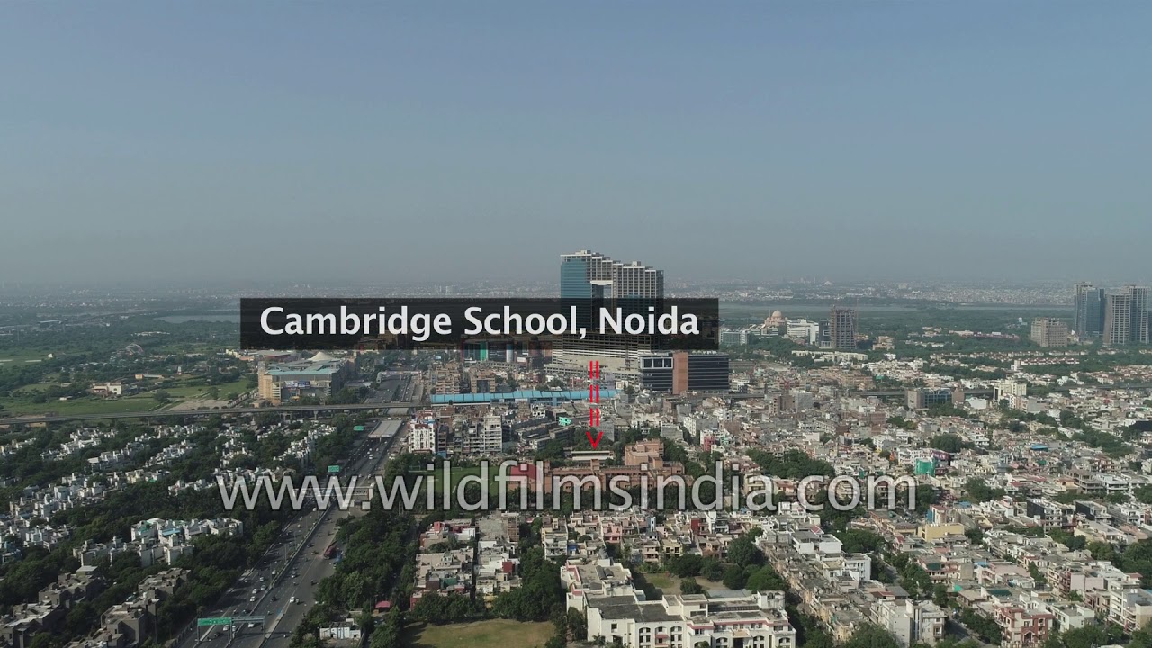 Schools in Noida: aerial view of the new Indian education map