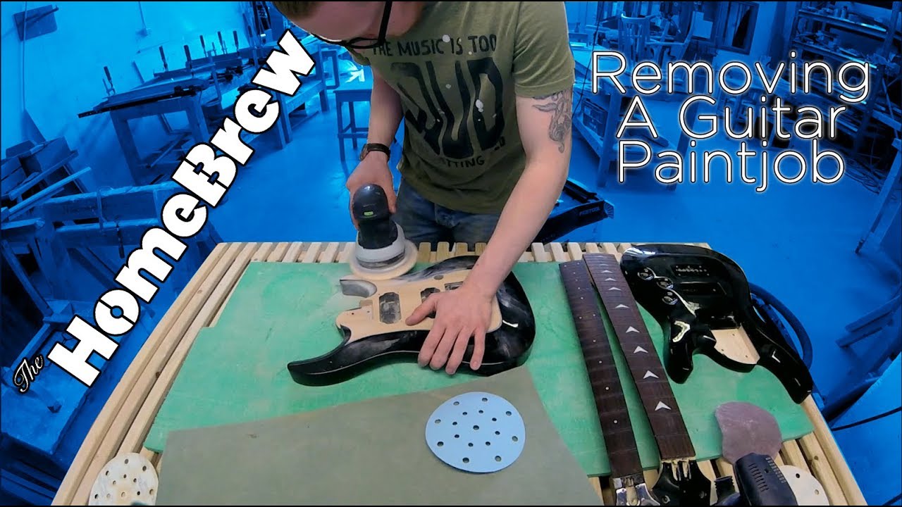 Removing A Guitar Paintjob [EASY TUTORIAL]