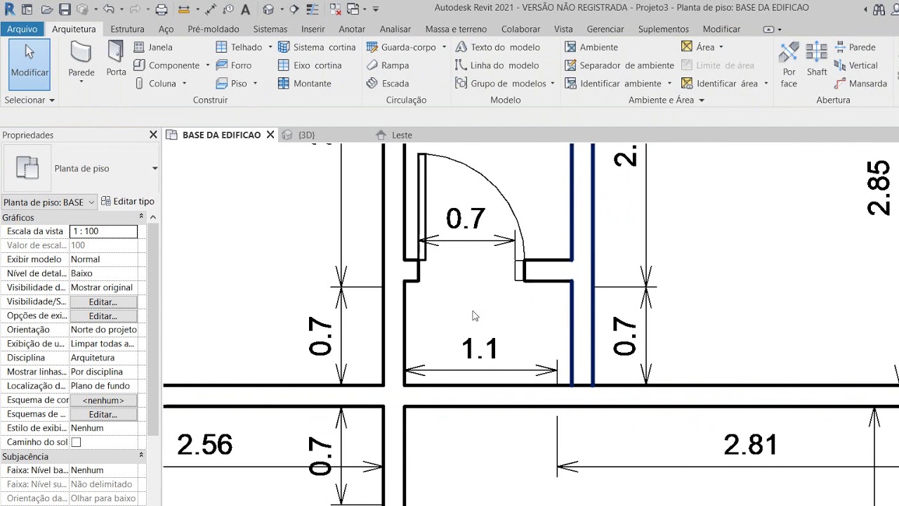 ESTUDANDO O REVIT - PARTE 02
