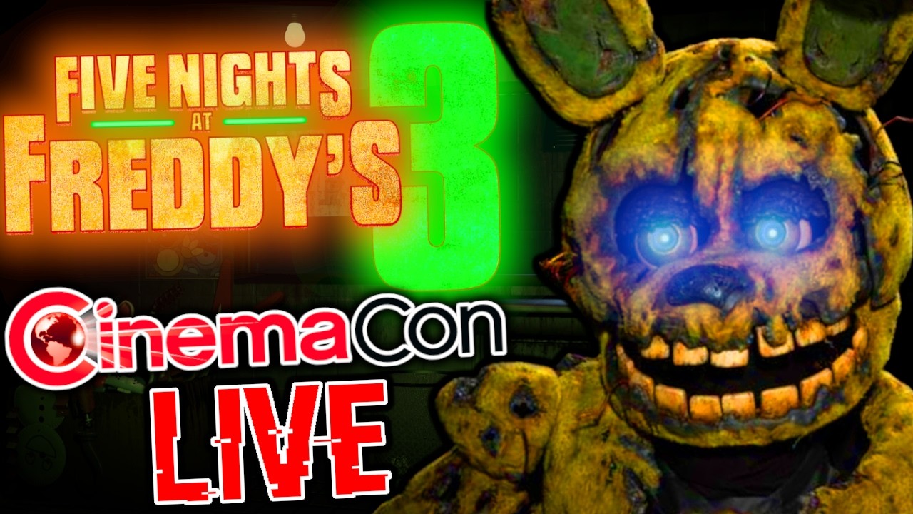 🔴WILL FNAF 3 MOVIE BE ANNOUNCED?! (Universal CinemaCon 2026 LIVE COVERAGE)