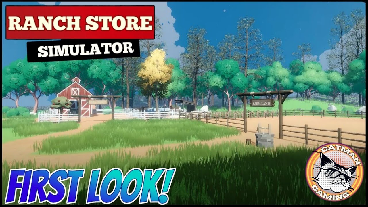 🔴 Let's Run A Farm!... First Look At Ranch Store Simulator! (Early Access)