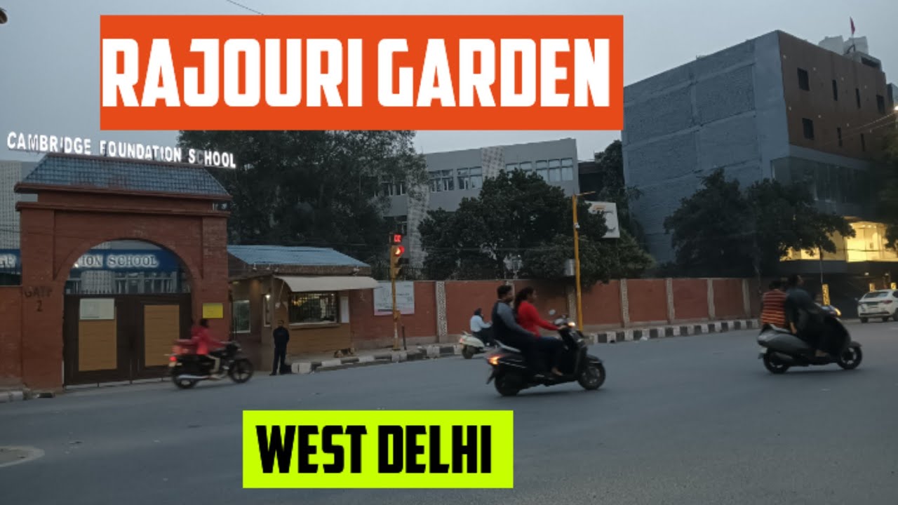 Rajouri Garden, West Delhi: Walking Tour in Residential Areas. @newdelhibharat