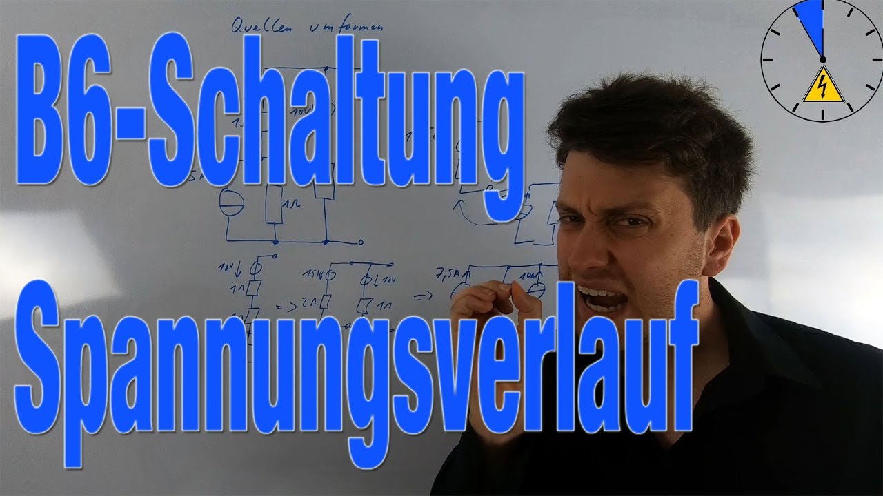 B6 Schaltung Spannung und Stromverlauf Funktionsweise