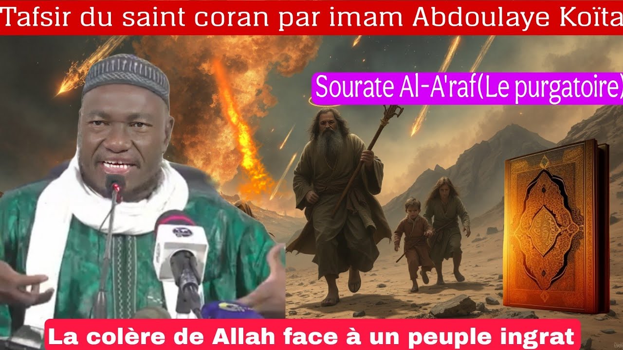 Tafsir du saint Coran sourate Al-A'raf(Le purgatoire)la colère de Allah face à son peuple ingrat