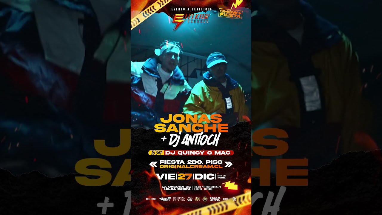 JONAS SANCHE- 27 Diciembre &uacute;ltimo show del a&ntilde;o #hiphop #rap #music
