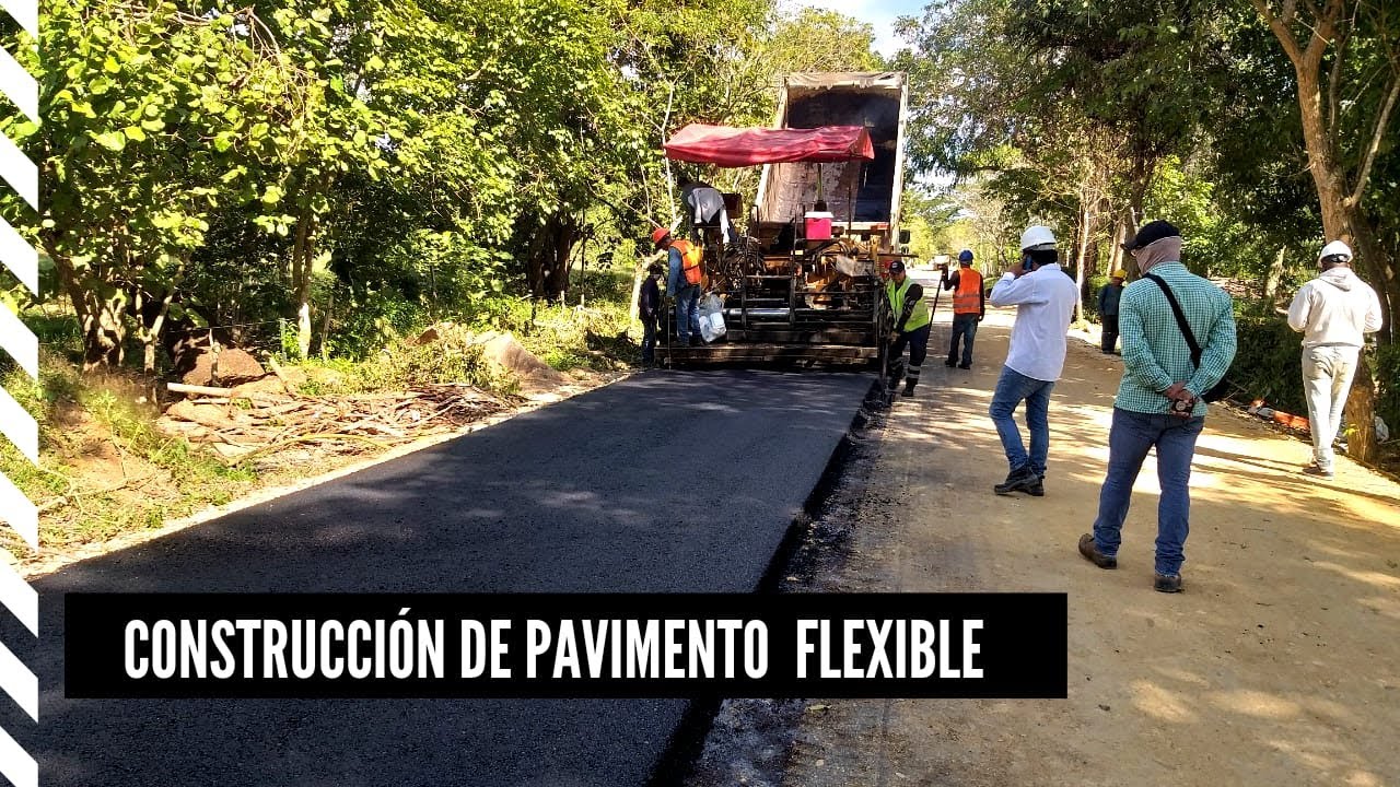 Proceso Constructivo de un PAVIMENTO FLEXIBLE 🛣 - MDC (Mezcla densa en caliente)