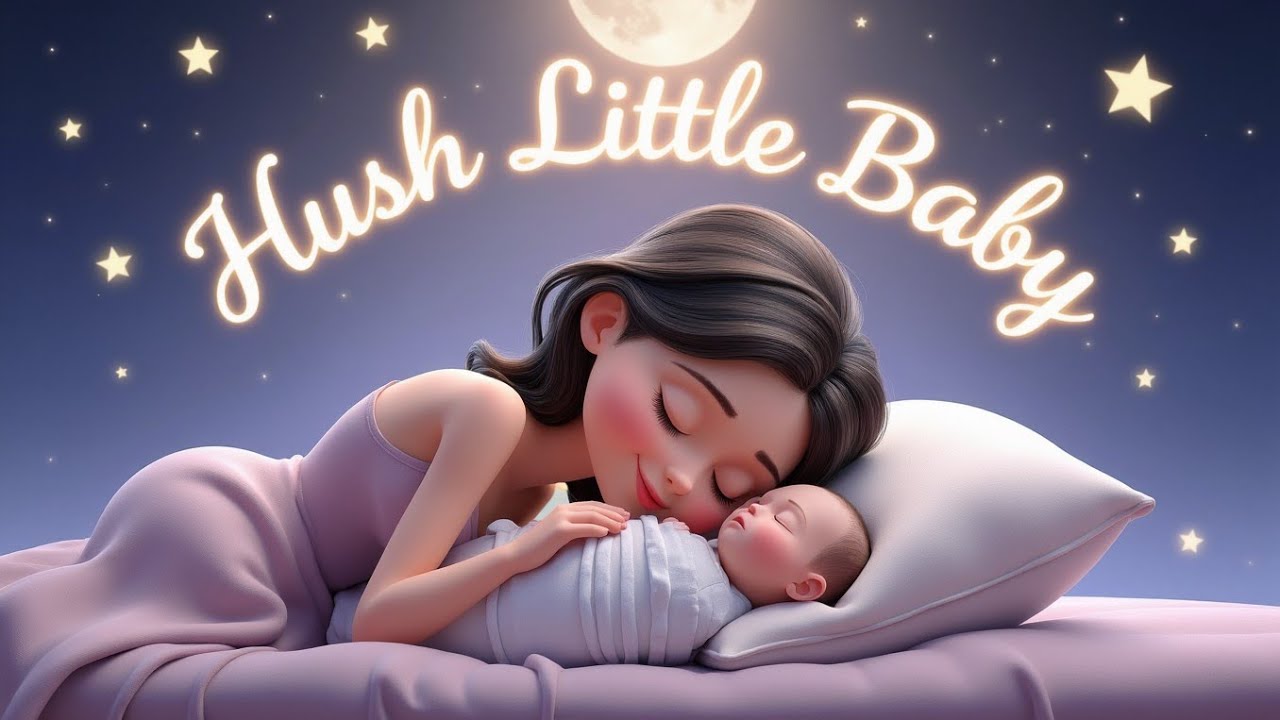 Hush Little Baby 🌙 Sweet Night Lullaby | Baby Sleep Song | Calm Bedtime Music