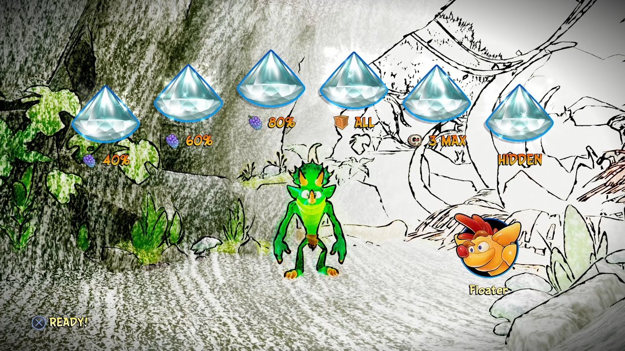 Dino Dash N.Verted - HIDDEN GEM / ALL CRATES / ALL GEMS