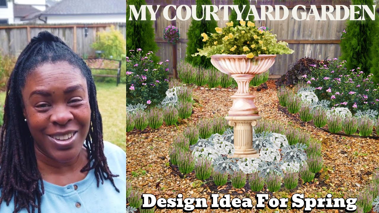 My Courtyard Garden Design Ideas And Changes 😊🌸