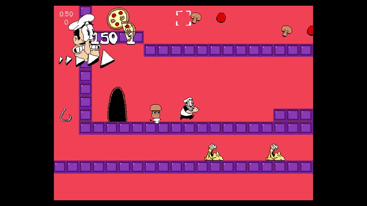 Pizza Tower with unused cheesy things gameplay