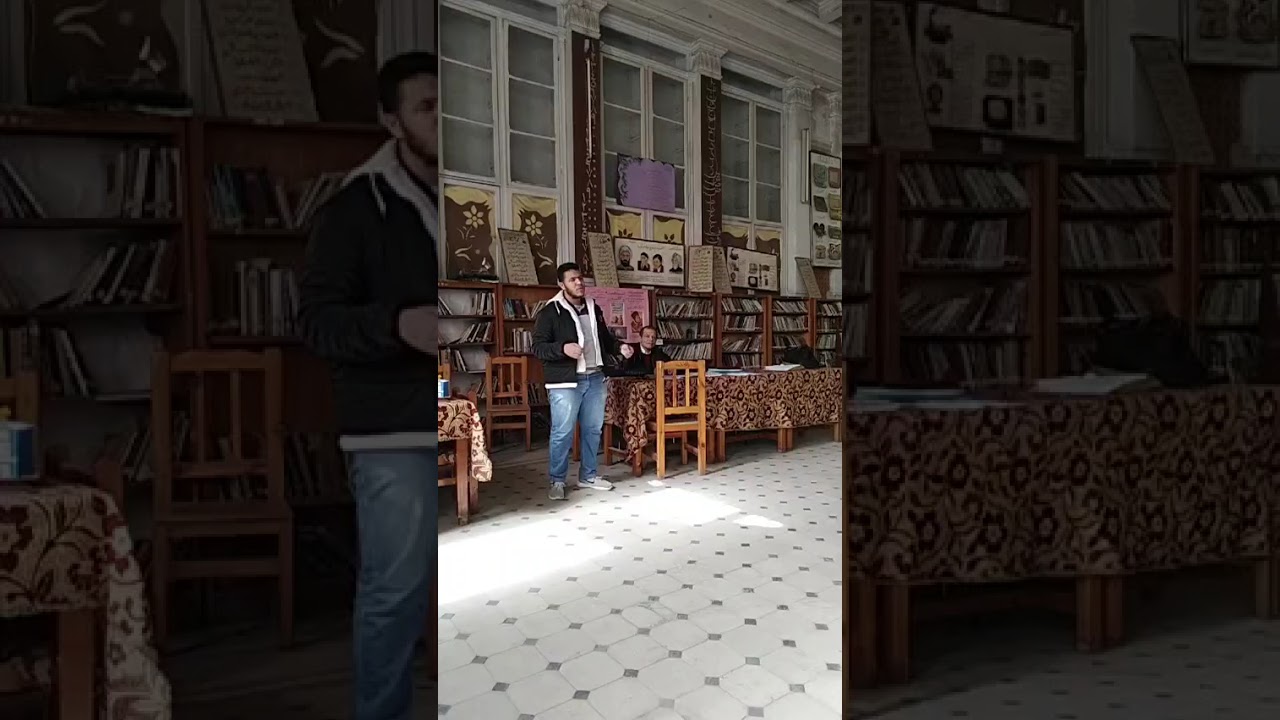 مسابقة التحدث بالفصحى الطالب محمد على عنان