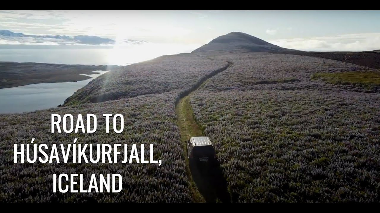 Road up to Húsavíkurfjall (Húsavik Mountain), Iceland. (07.07.2020)