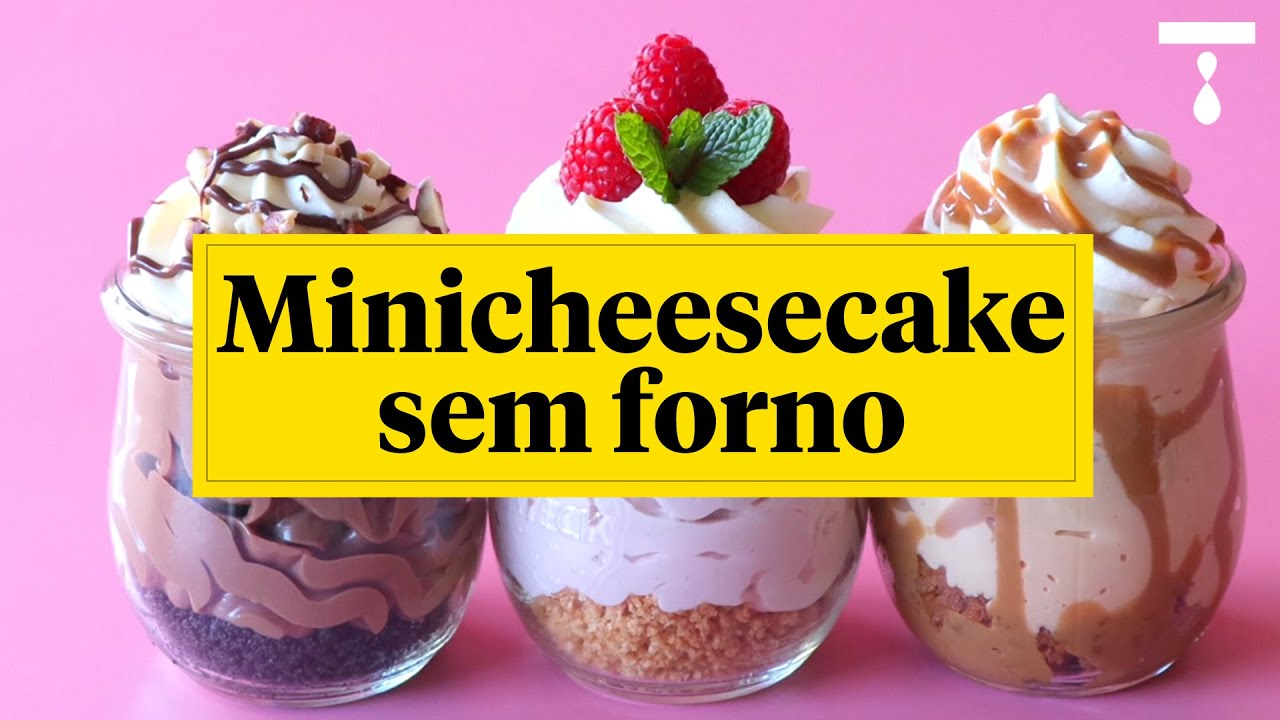 MINICHEESECAKES SEM FORNO