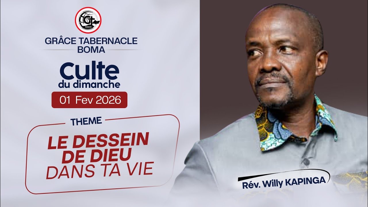 Le dessein de Dieu dans ta vie | Pasteur Willy KAPINGA 