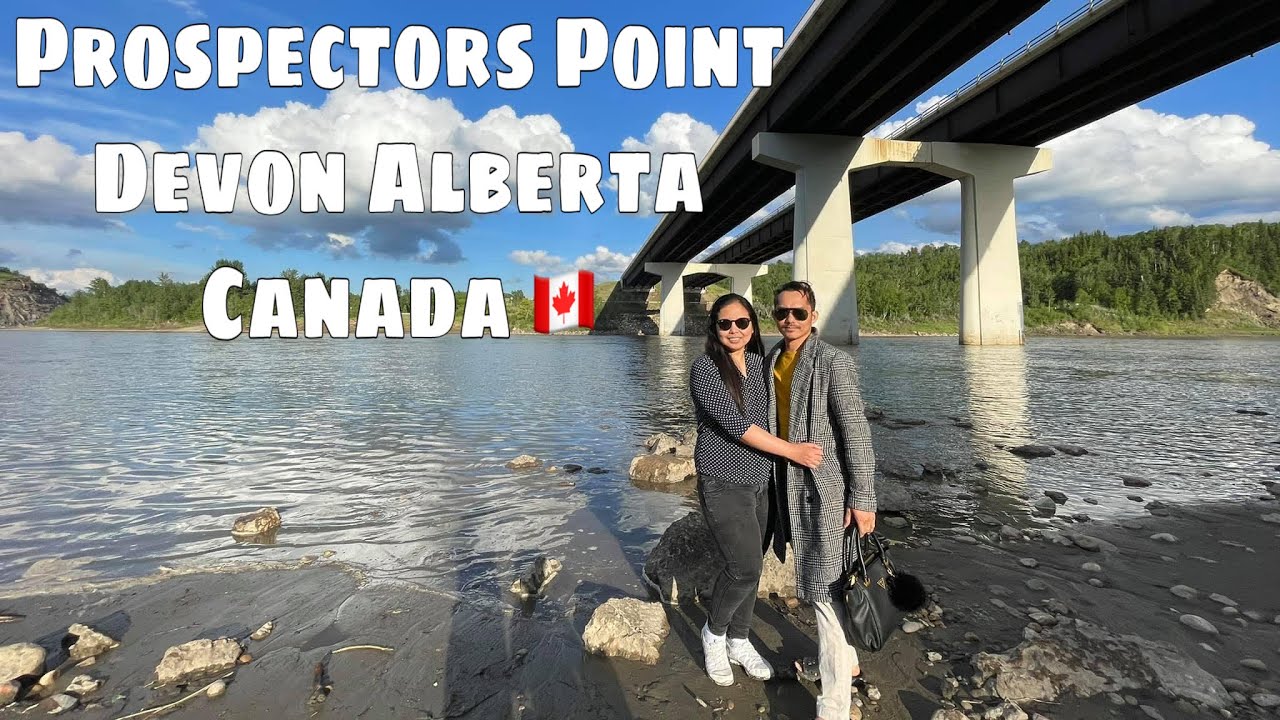 Prospectors Point Devon Alberta Canada ||Twin Bridge and Beautiful Tourist Spot under the Bridge