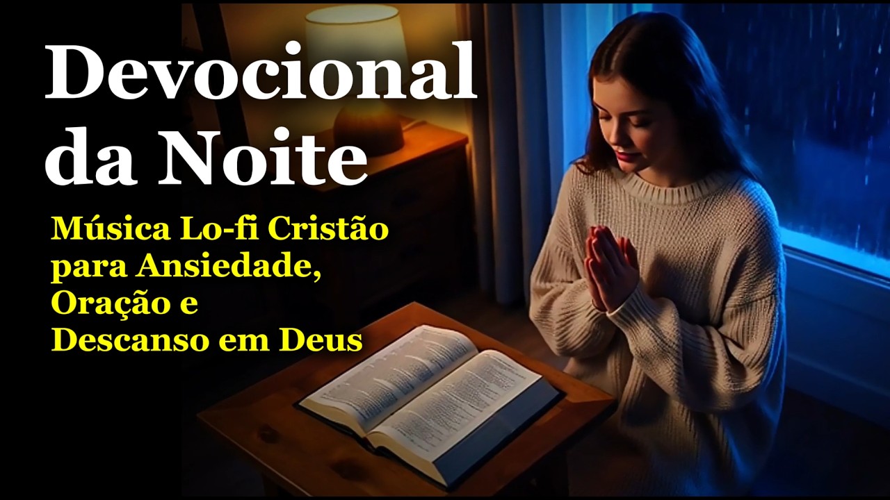 Devocional da Noite 🌙 Música Lo-fi Cristão para Ansiedade, Oração e Descanso em Deus