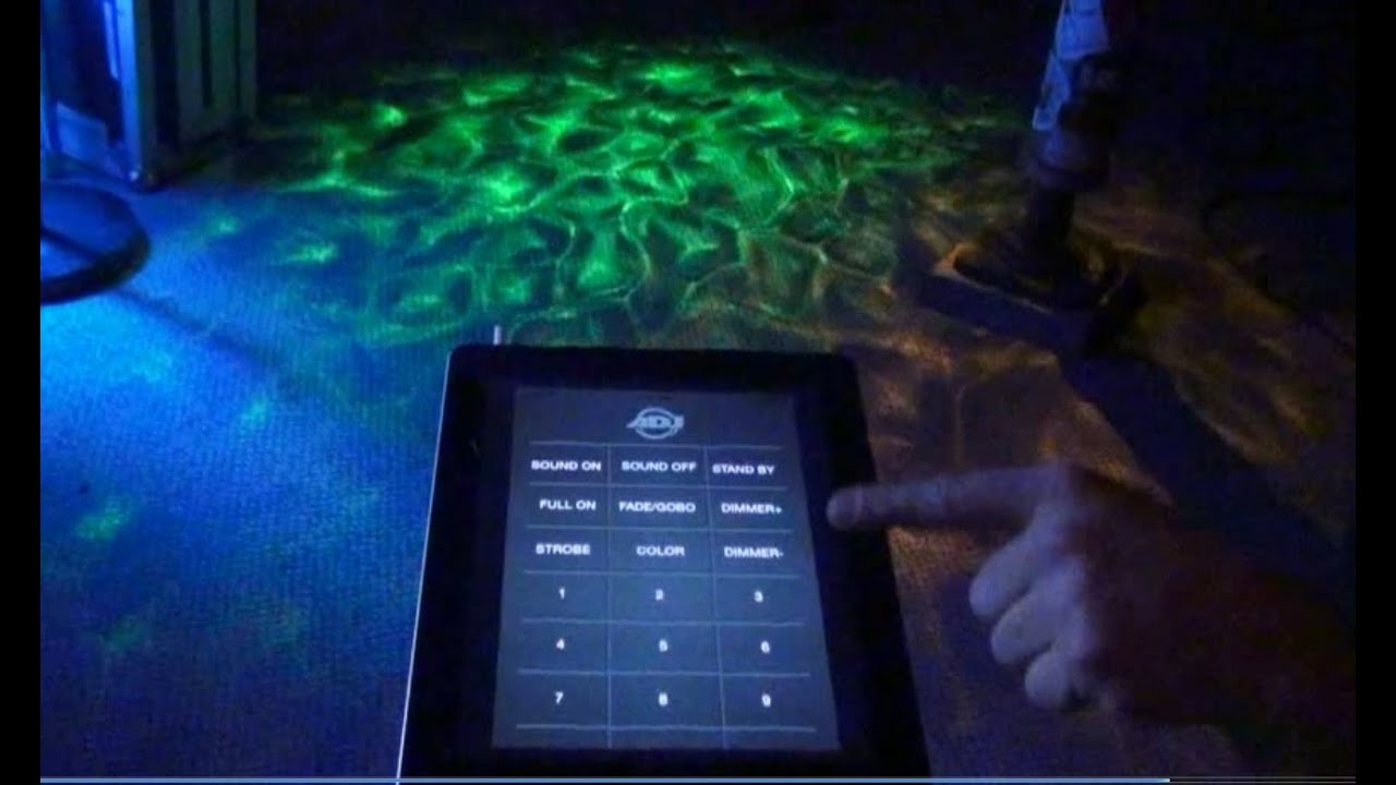 Airstream IR Lighting Remote Control iOS APP from ADJ