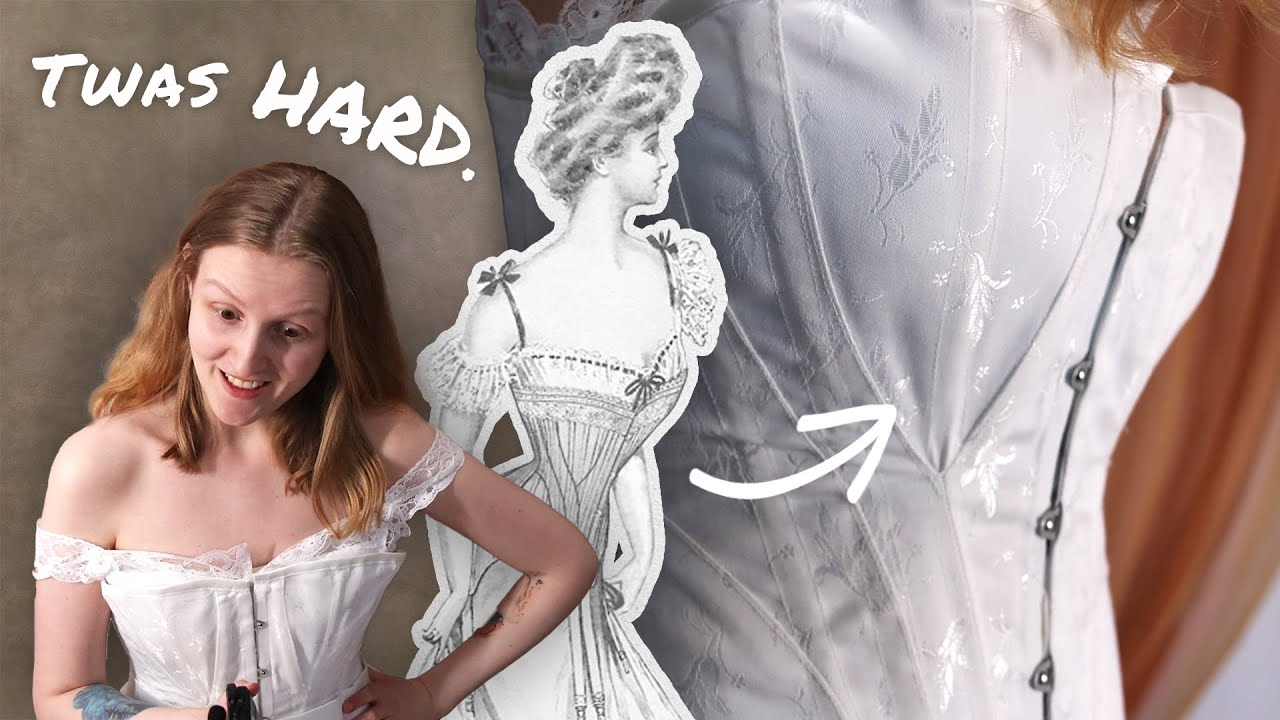I Tried to Make an Edwardian Corset (& only cried a little)