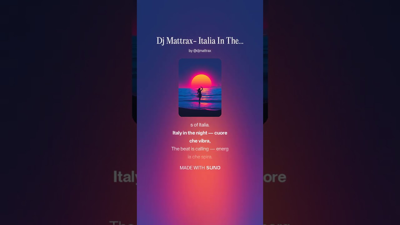 Italia In The Night