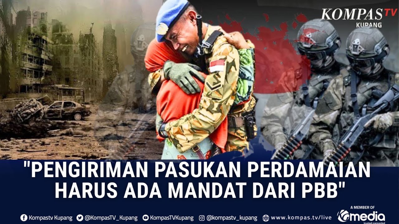 [FULL] DPR Ungkap Kesiapan TNI Jadi Pasukan Perdamaian di Gaza, Prof Hikmahanto: Harus Mandat PBB!