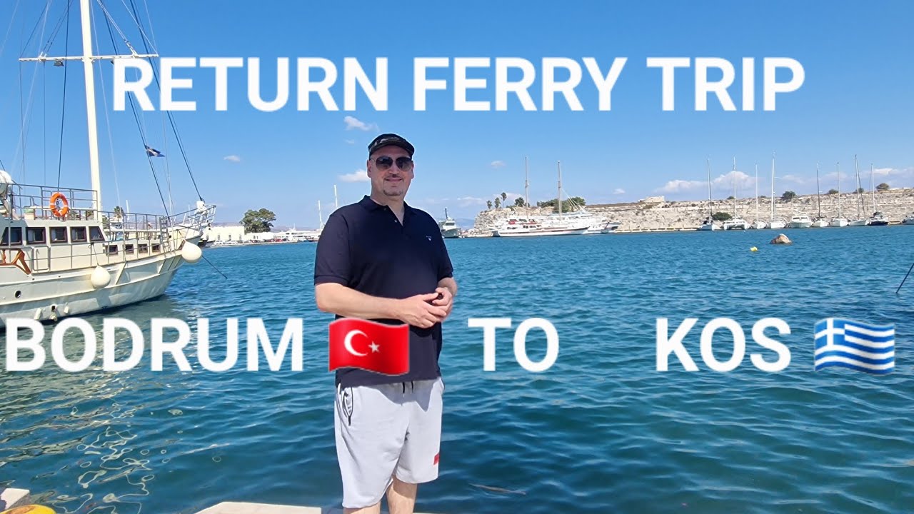 Return Ferry Tour BODRUM to KOS  ⛴️ Tour of Kos - Was it Worth it?