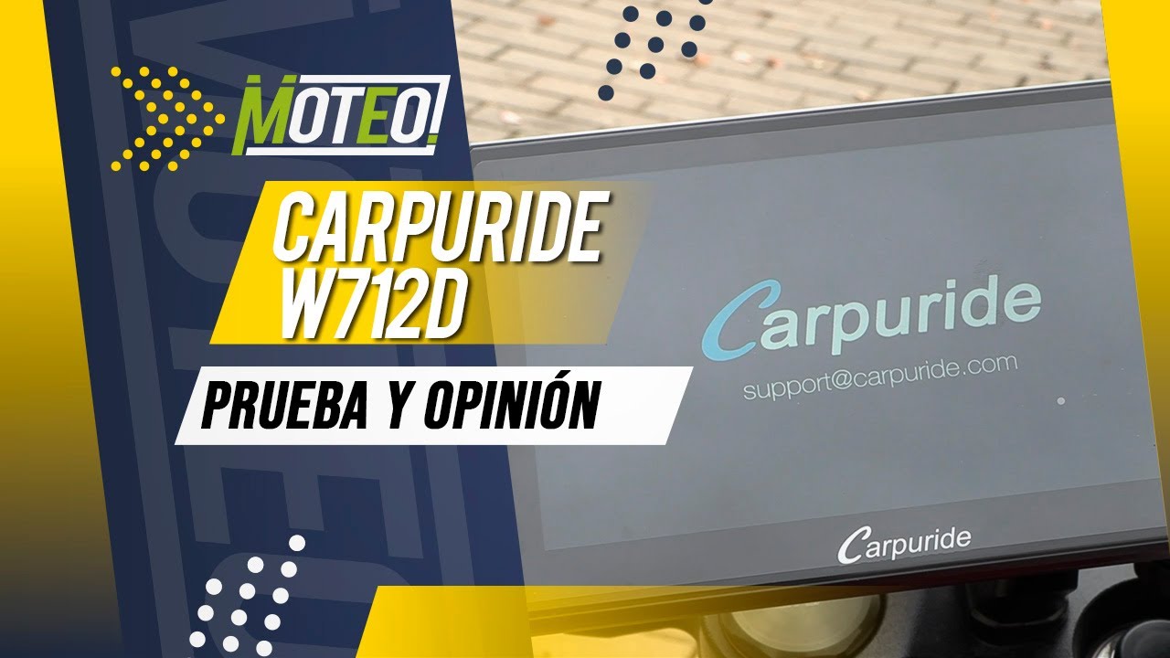 Carpuride W712D ¿Cómo poner una pantalla con conectividad en tu moto si no tiene? Prueba y opinión