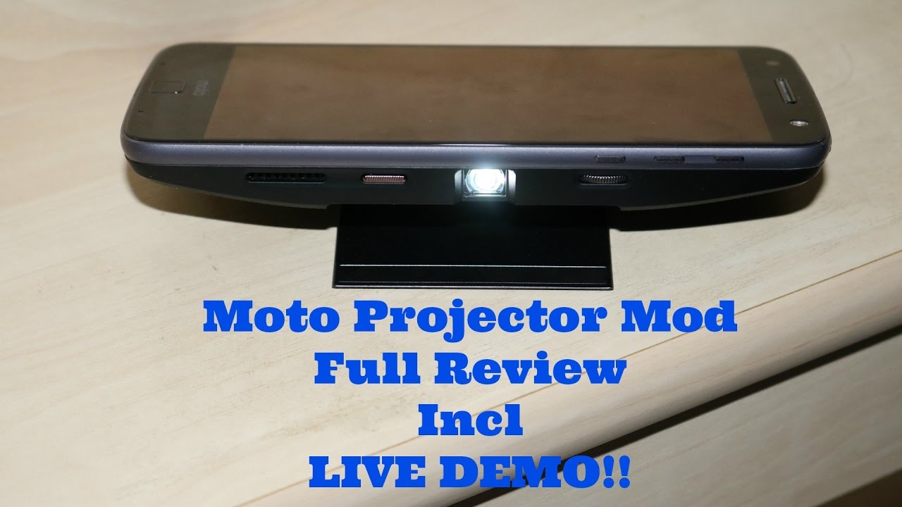 Moto Z Projector Mod - Full Review