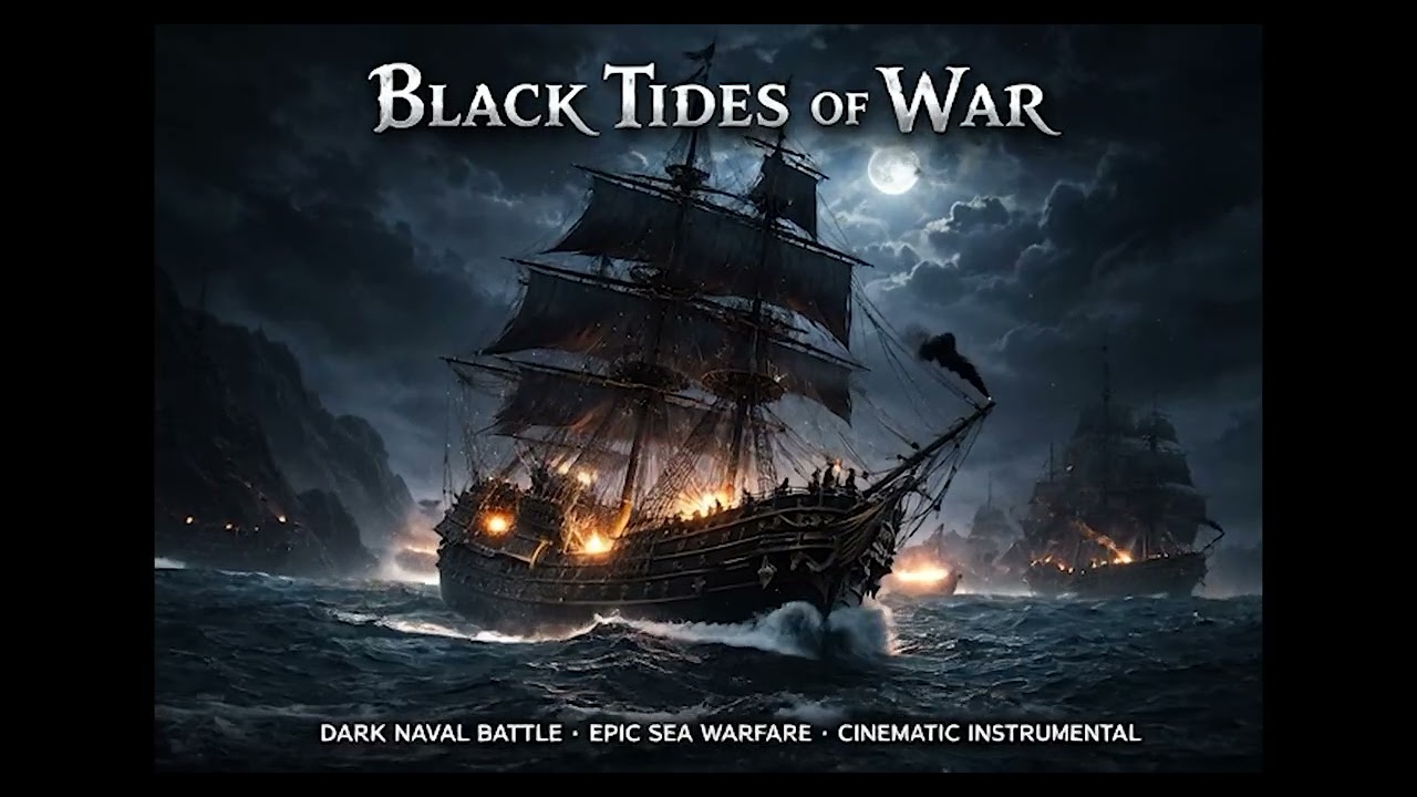 🌩️⚓ Black Tides of War — Dark Naval Battle · Epic Sea Warfare · Cinematic Instrumental