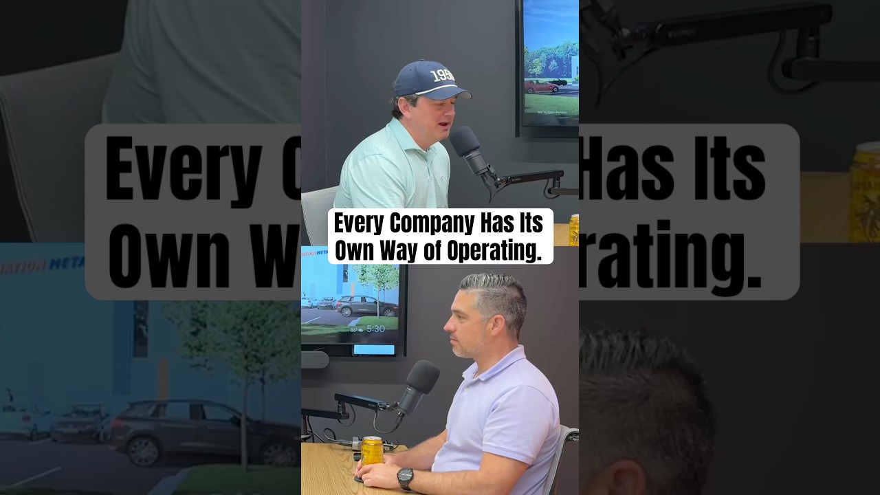 Every Company Has Its Own Way of Operating.