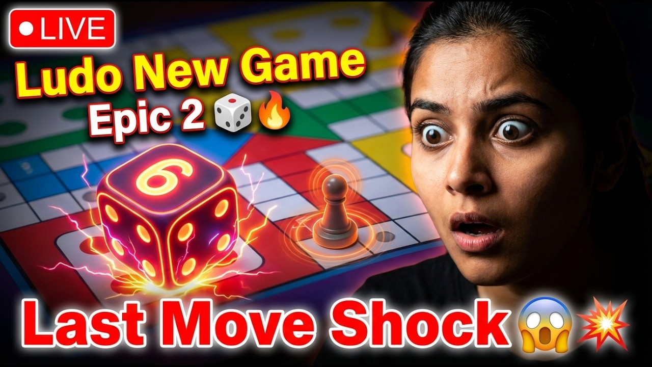 🔴Live Ludo New Game Epic 1 👑Last Move Shock  🔥#shorts #ludogame#ludokinglive