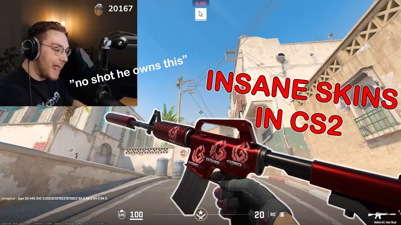 ohnePixel reacts to skin crafts in CS2 for 8 minutes and 31 seconds (with chat)