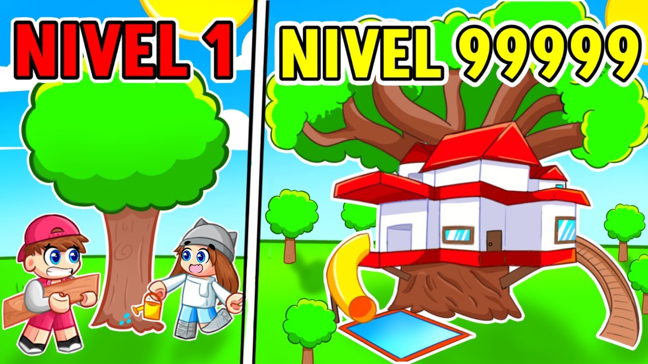 Pas&eacute; de CASA &Aacute;RBOL NOOB a PRO en ROBLOX 🌳😱