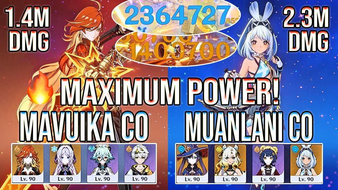 💥 2.3M DMG!! C0 Mualani & Mavuika OBLITERATE Spiral Abyss Floor 12 | Genshin Impact