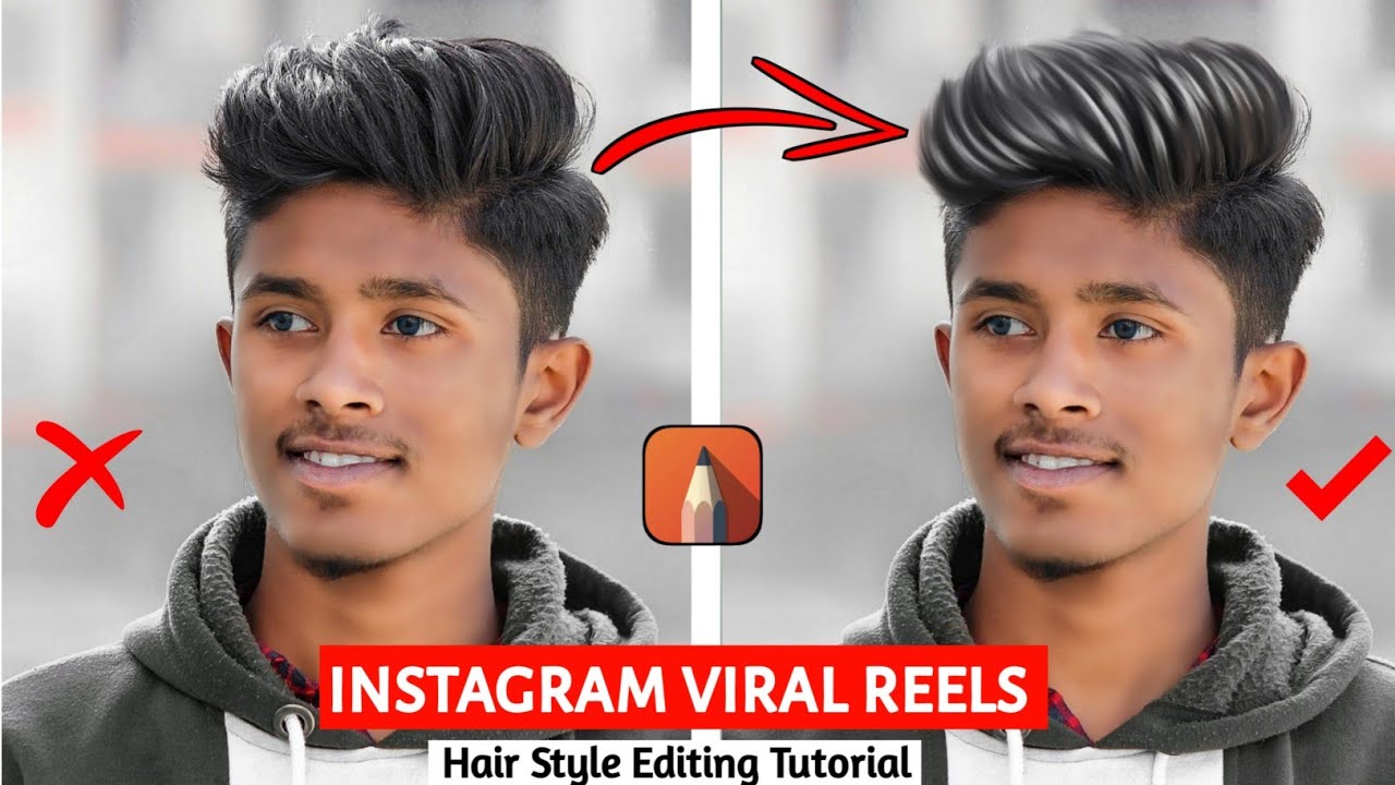 AUTODESK Hair Editing Tutorial | Instagram Viral Reels - Yash Nimesh