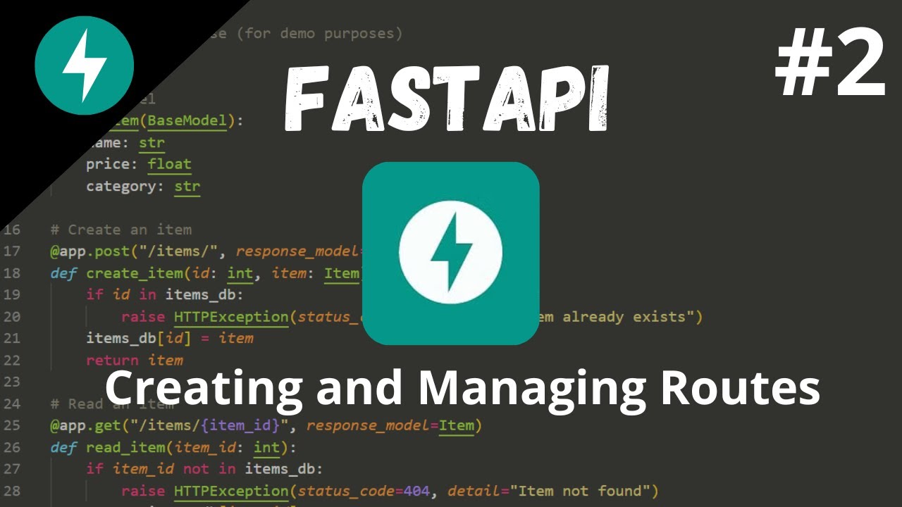 Учебник FastAPI №2 &mdash; Создание и управление маршрутами: объяснение GET, POST, PUT, DELETE [2024]