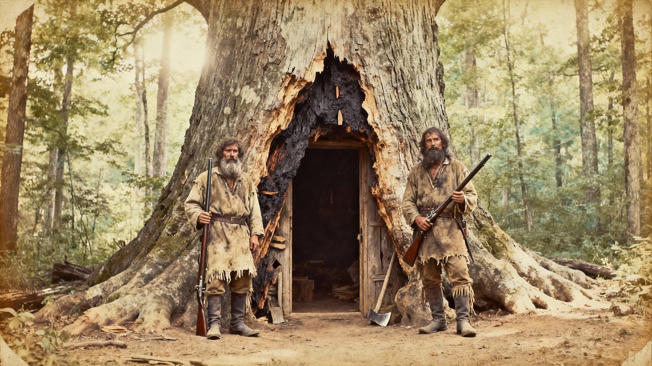 Kicked Out, Two Young Brothers Turned a Rotting Sycamore Tree Into a Shelter and Grew Their Own Food