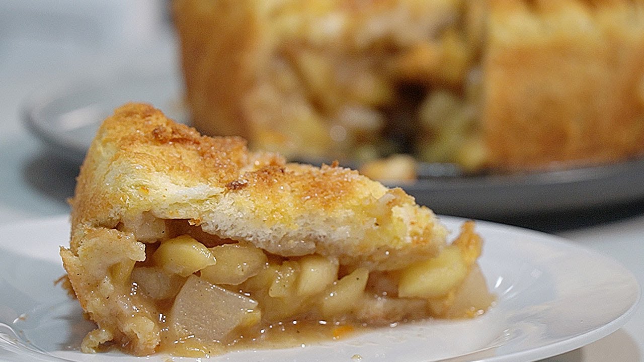 Baked Apple and Pear Charlotte TRADITIONAL British dessert  @HYSapientia
