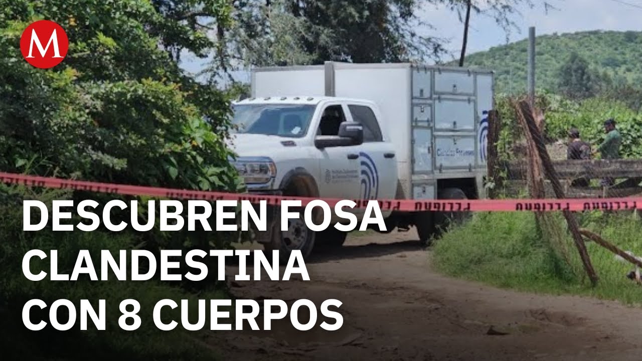 Van 8 cuerpos encontrados en fosa clandestina de Tonalá, Jalisco