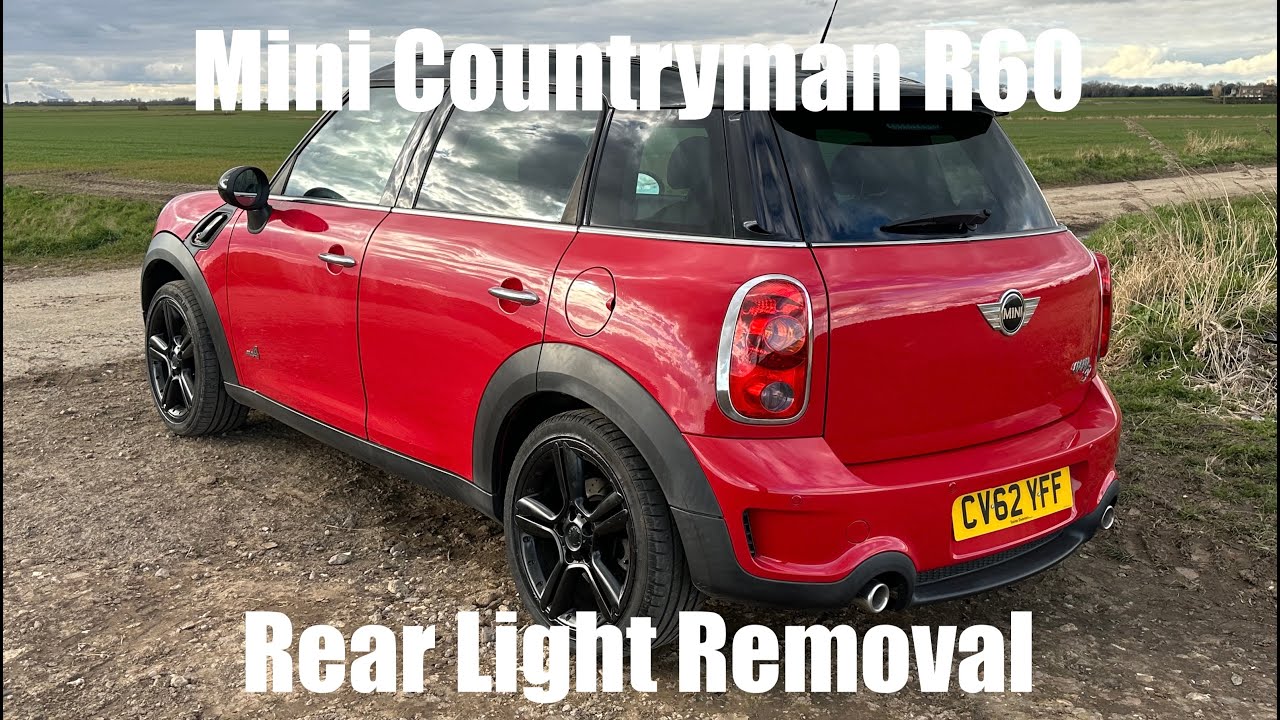 Rear Light Removal - Mini Countryman R60 - How To DIY Complete Assembly