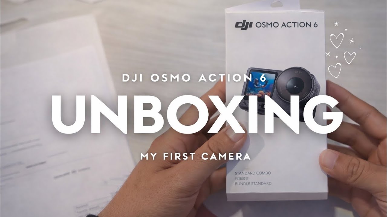 Unboxing My First Action Camera Dji Osmo Action 6