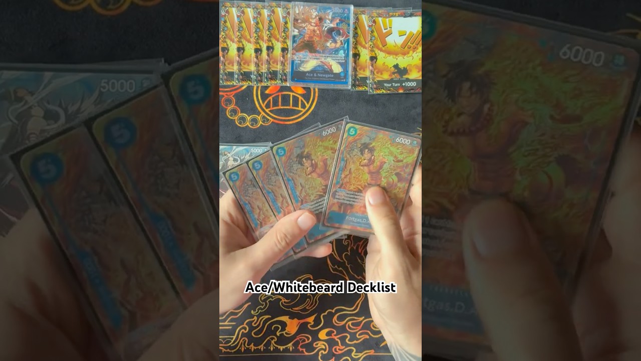 Ace/Whitebeard Decklist OP12 #onepiece #bandai #onepiecetcg #decklist #ace#whitebeard #deckprofile