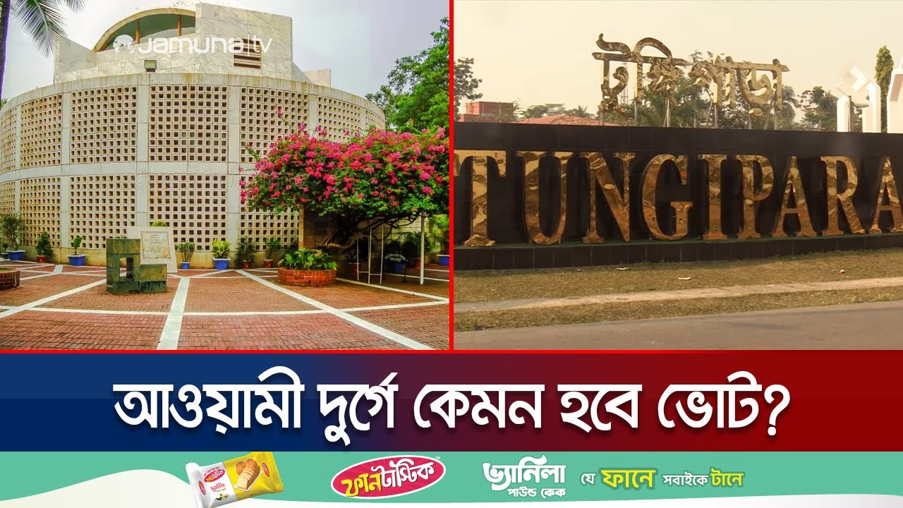 আওয়ামী লীগের দুর্গ  টুঙ্গিপাড়ায় নির্বাচন হচ্ছে ভিন্ন বাস্তবতায় | Gopalganj 3 Election | Jamuna TV