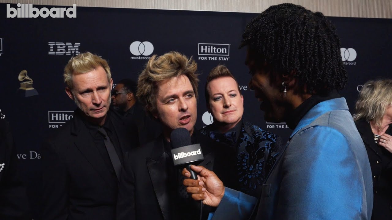 Green Day On Fan Reaction To Latest 'Saviors' Album & More | Clive Davis Pre-Grammy Gala 2024