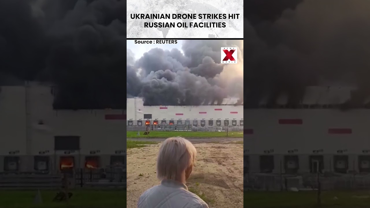 Ukrainian Drone Strikes Hit Russian Oil Facilities, Wildberries Warehouse Evacuated | NewsX World