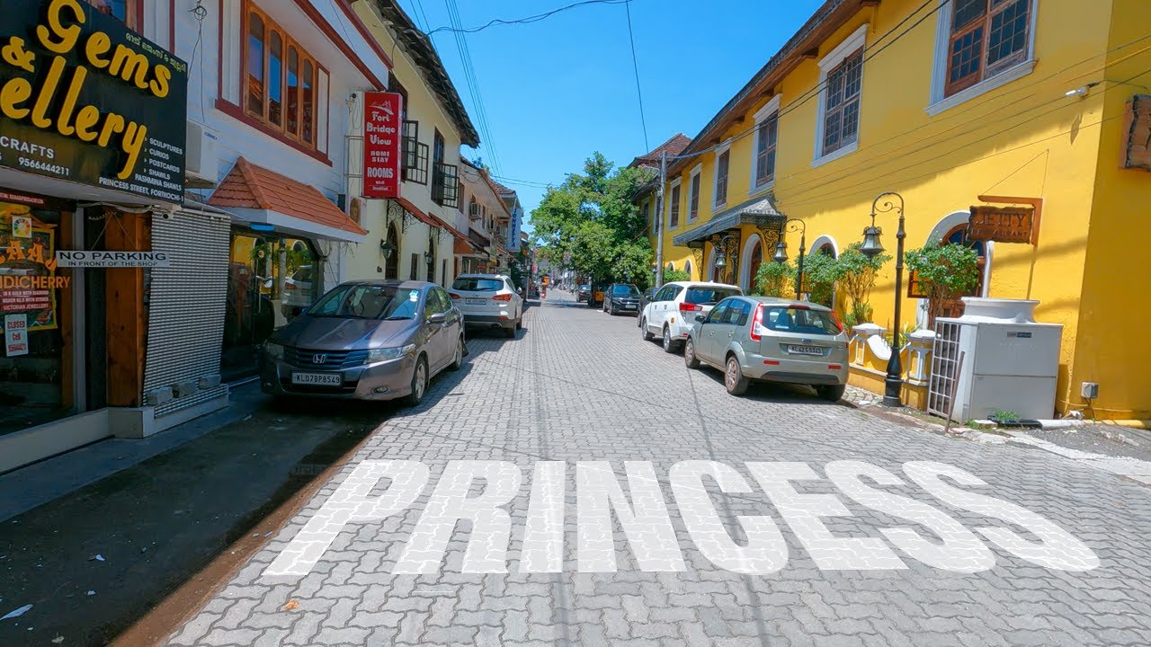 Fort Kochi Princess Street & Burgher Street, Kerala Walking Tour